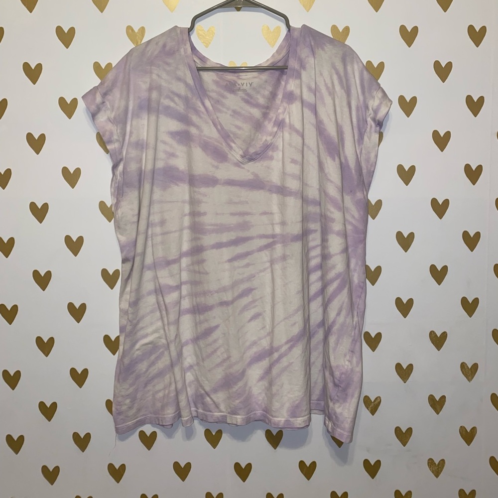 Ava & Viv plus tie dye tee